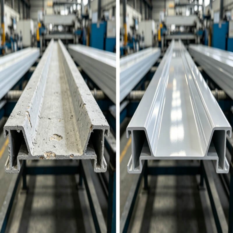 PVC Profile Surface Finish